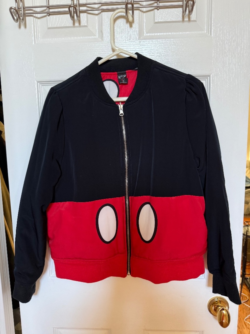 Disney Mickey Mouse Zip-up Bomber Jacket
